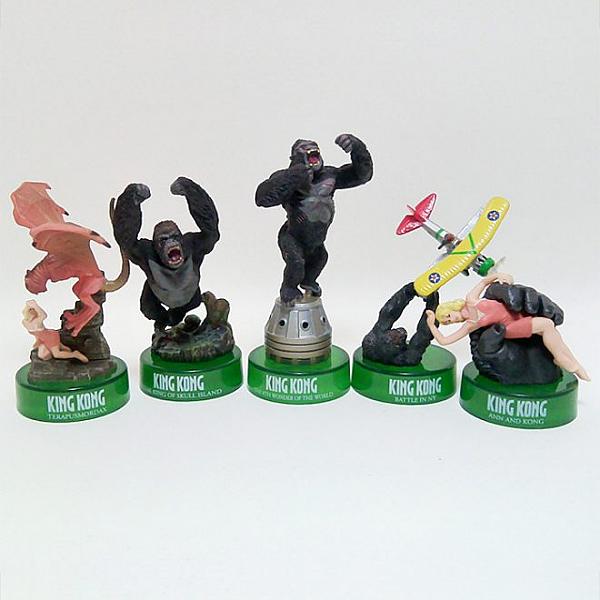 ฝา King Kong Bottle Cap Mini Figure (Kaiyodo) PiggyGaGa กาชาปอง โมเดล