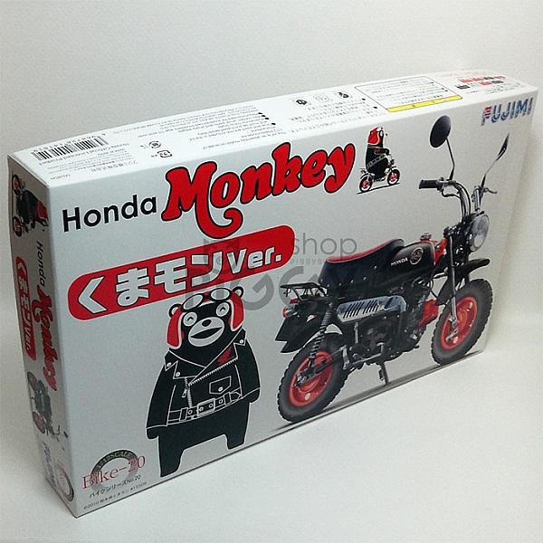 โมเดลพลาสติก รถมอเตอร์ไซค์ Honda Monkey (Kumamon ver.) Plastic Model