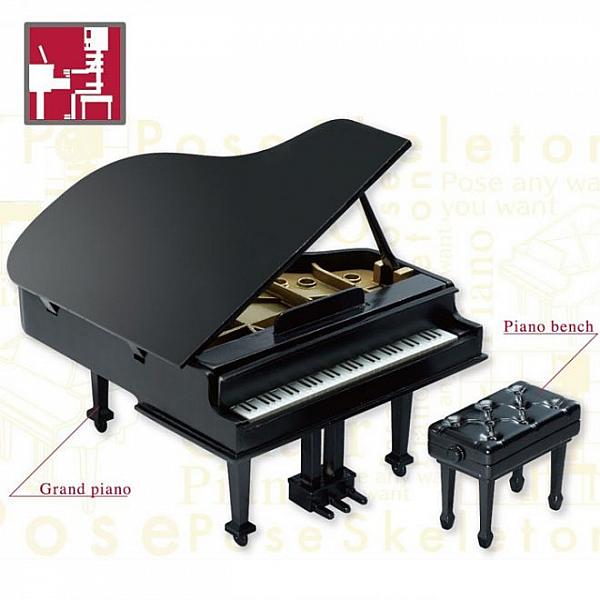 โมเดล แกรนด์เปียโน Grand Piano Set : Pose Skeleton Accessory