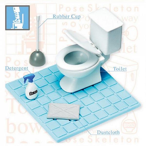 โมเดล ชุดโถส้วม Toilet Set : Pose Skeleton Accessory