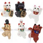 กาชาปอง แมวกวักญี่ปุ่นเกาะแก้ว PUTITTO Maneki Neko Lucky Cat