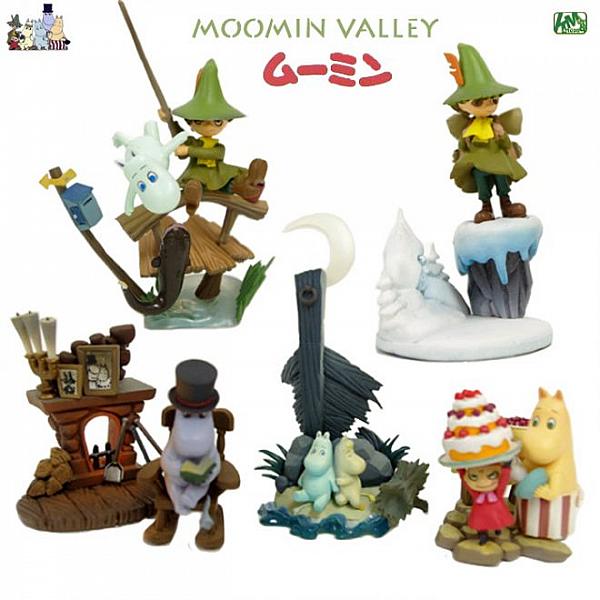 กาชาปอง Moomin Valley ฉากหมู่บ้านมูมินและเหล่าผองเพื่อน