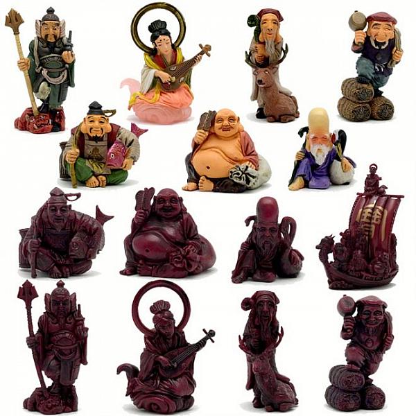 กาชาปอง 7 เทพเจ้าญี่ปุ่น Shichi-Fukujin (Seven Lucky Gods)