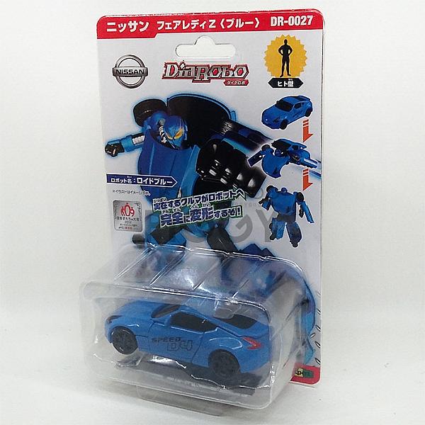 โมเดลรถแปลงร่าง Nissan Fairlady Z Blue Diarobo DR-0027