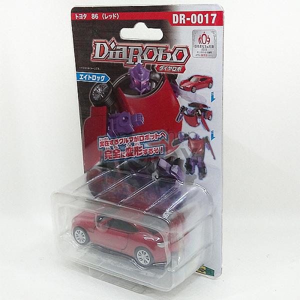 โมเดลรถแปลงร่าง Toyota 86 (Red) Eight lock Diarobo DR-0017