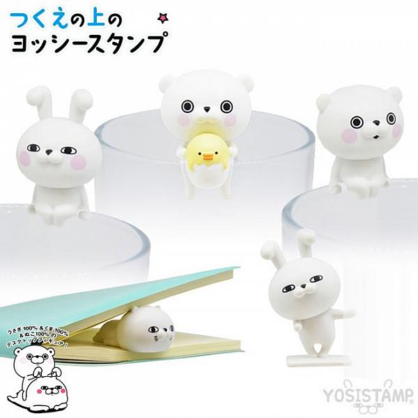 กาชาปอง Yosistamp Desktop เกาะแก้วและตั้งโต๊ะสุดน่ารัก