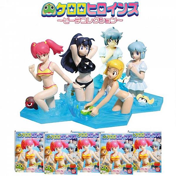 โมเดล Keroro Heroines Beach Collection ครบชุด