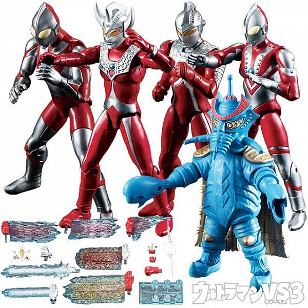 โมเดล อุลตร้าแมน SHODO Ultraman VS3 มินิแอ็คชั่นฟิกเกอร์