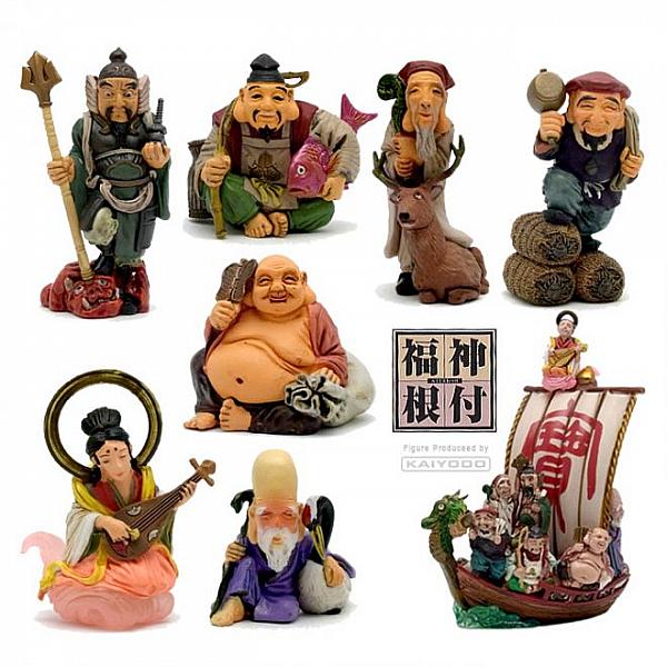 กาชาปอง Shichi-Fukujin (Seven Lucky Gods) เจ็ดเทพเจ้าญี่ปุ่น