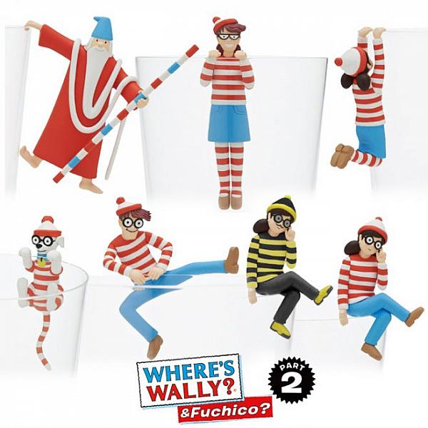 กาชาปอง Fuchiko Where's Wally? v.2 สาวน้อยเกาะแก้ว & วัลลี่