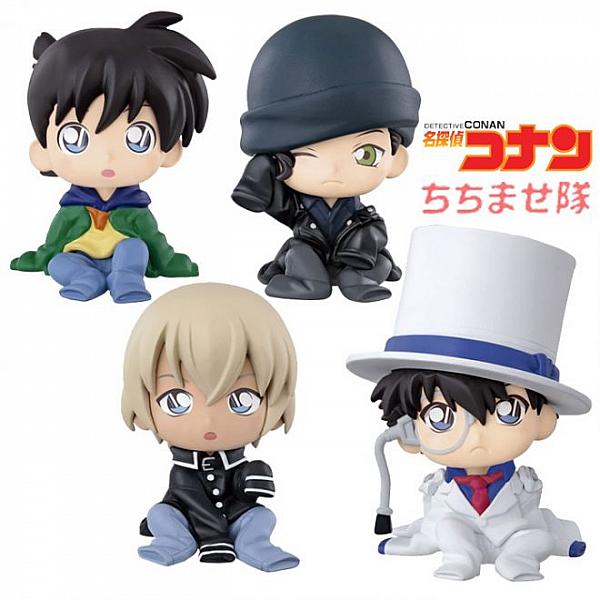 กาชาปอง Detective Conan Figure Shinichi, Kid, Toru, Shuichi