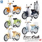 กาชาปอง Honda Super Cub Pastel มอเตอร์ไซค์สเกล 1/32