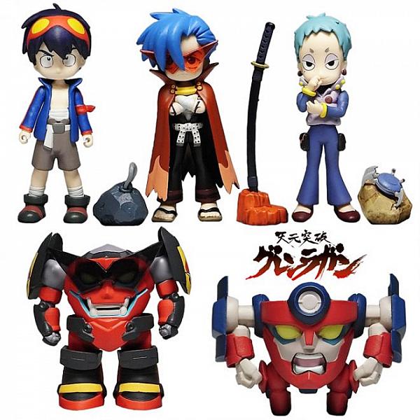 โมเดล Gurren Lagann Card Game Figure Pack Vol.1