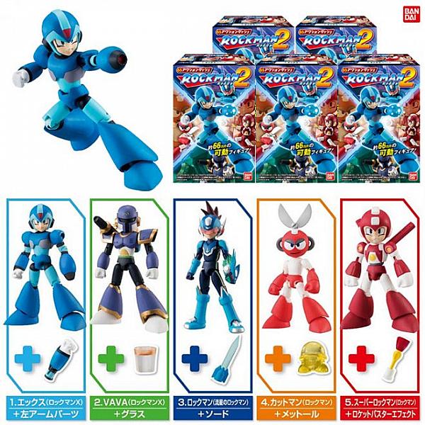 โมเดล 66 ACTION DASH Mega Man (Rockman) Figure v.2