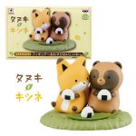 โมเดล Tanuki to Kitsune Delicious Rice Balls Figure A