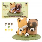 โมเดล Tanuki to Kitsune Delicious Rice Balls Figure B