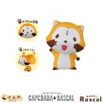 กาชาปอง Rascal the Raccoon Capchara แรคคูนหัวไข่ท่ายืน