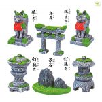 กาชาปอง Traditional Japanese Mossy Stone Shrine