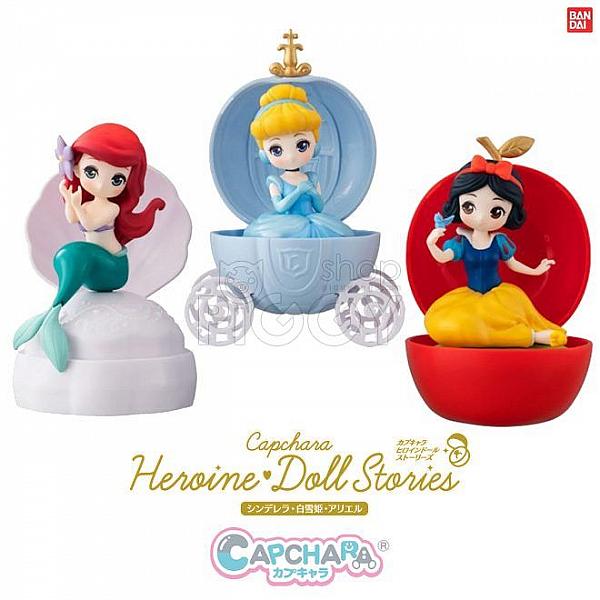 กาชาปอง Cinderella Snow White Ariel Disney Capchara