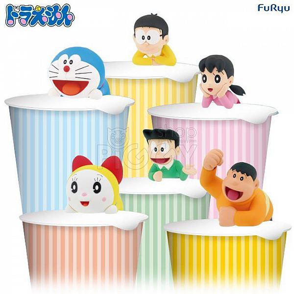 โมเดล Doraemon & Friends Noodle Stopper Figure ทับถ้วยบะหมี่