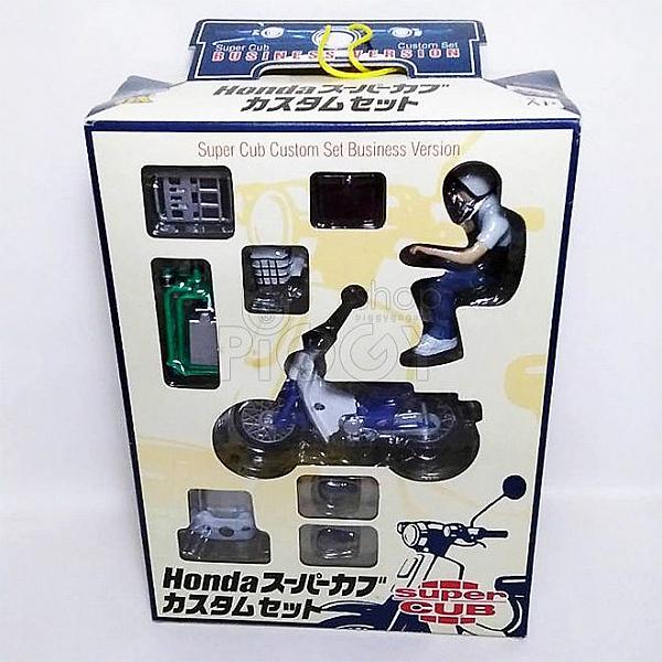 โมเดล Honda Super Cub Custom Set Business Ver. (Blue)