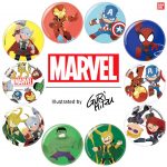 กาชาปอง Marvel Illustrated by GuRiHiRu Can Badge