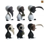 กาชาปอง Lotti Mask Black & White Figure Collection