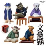 กาชาปอง Bungo Neko Famous Japanese Authors Cat Figure