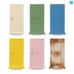 กาชาปอง Japanese Apartment Door Miniature Collection