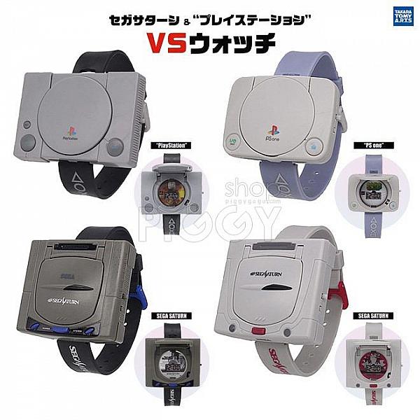 กาชาปอง Sega Saturn & PlayStation vs Watch Collection