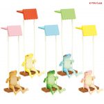 กาชาปอง Frog Swing Kaeru Buranko Figure Collection