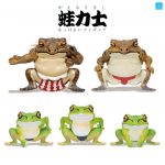 กาชาปอง Sumo Frog Wrestler Figure Kaeru Rikishi