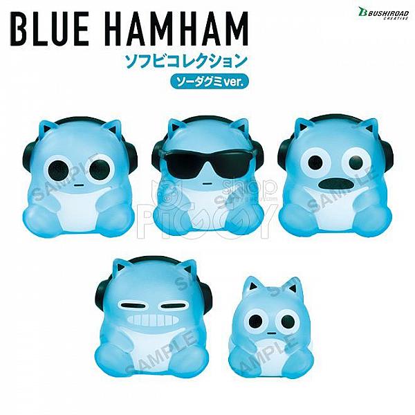 กาชาปอง Blue Hamham Soft Vinyl Soda Gummy ver.