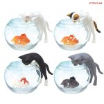 กาชาปอง Cat and Goldfish Bowl Figure Collection