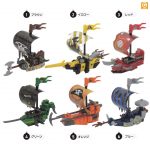 กาชาปอง Pirate Ship Block Creator Figure Collection