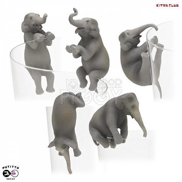 กาชาปอง Elephant Hanako PUTITTO Series ช้างเกาะแก้ว