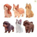 Gashapon Kakukaku Angular Dog Figure Collection