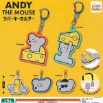 กาชาปอง Andy the Mouse Rubber Keychain
