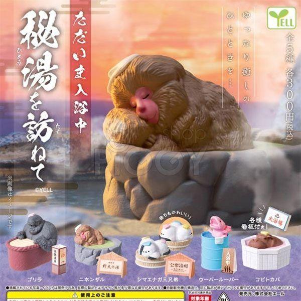 กาชาปอง Animal Bathing Hot Spring Collection กาชาปอง Animal Bathing Hot Spring Collection