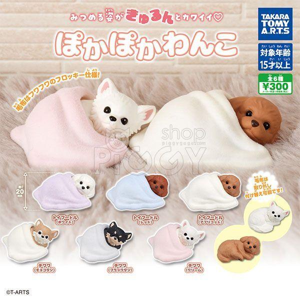 กาชาปอง Warm & Cozy Dog Pokapoka Wanko กาชาปอง Warm & Cozy Dog Pokapoka Wanko