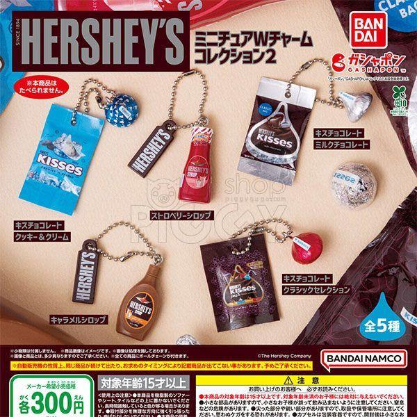 กาชาปอง HERSHEY'S Miniature Double Charm v.2 กาชาปอง HERSHEY'S Miniature Double Charm v.2