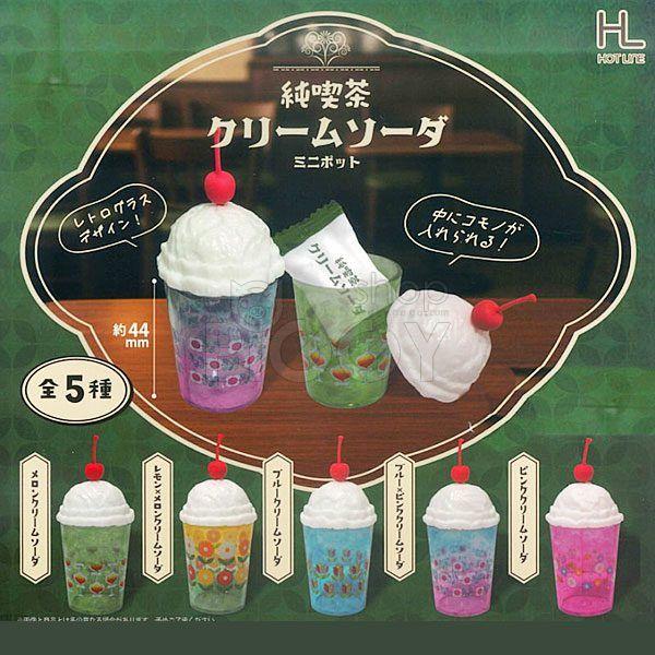 กาชาปอง Jun-Kissa Cream Soda Mini Pot Collection กาชาปอง Jun-Kissa Cream Soda Mini Pot Collection