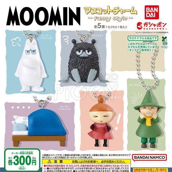 กาชาปอง MOOMIN Mascot Charm Funny Style กาชาปอง MOOMIN Mascot Charm Funny Style