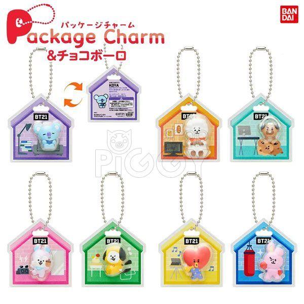 กาชาปอง BT21 Package Charm Ball Chain Collection กาชาปอง BT21 Package Charm Ball Chain Collection