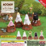 กาชาปอง MOOMIN Tree Stump Clock Collection