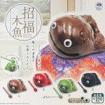 กาชาปอง Wooden Fish Drum Mokugyo Miniature